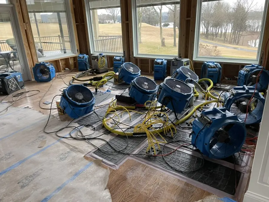 Agoura Hills Water Damage Pros technicians and drying equipment in Agoura Hills, CA