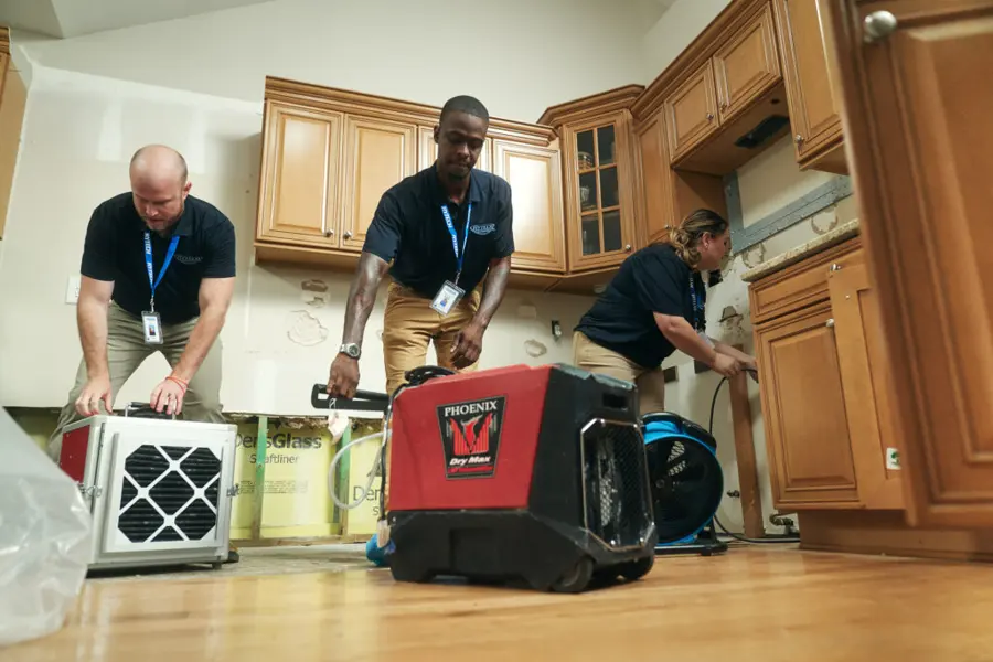 Agoura Hills Water Damage Pros crew drying a flooded Agoura Hills, CA home